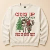 Giddy Up Jingle Horse Hoodie – Western Christmas Santa Sweatshirt Giddy Up Jingle Horse Hoodie – Western Christmas Santa Sweatshirt