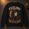 Feeling Witchy Hoodie – Retro Halloween Witch Sweatshirt Feeling Witchy Hoodie – Retro Halloween Witch Sweatshirt