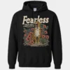 Fearless Christian Sweatshirt – Isaiah 41:10 Leopard Crewneck