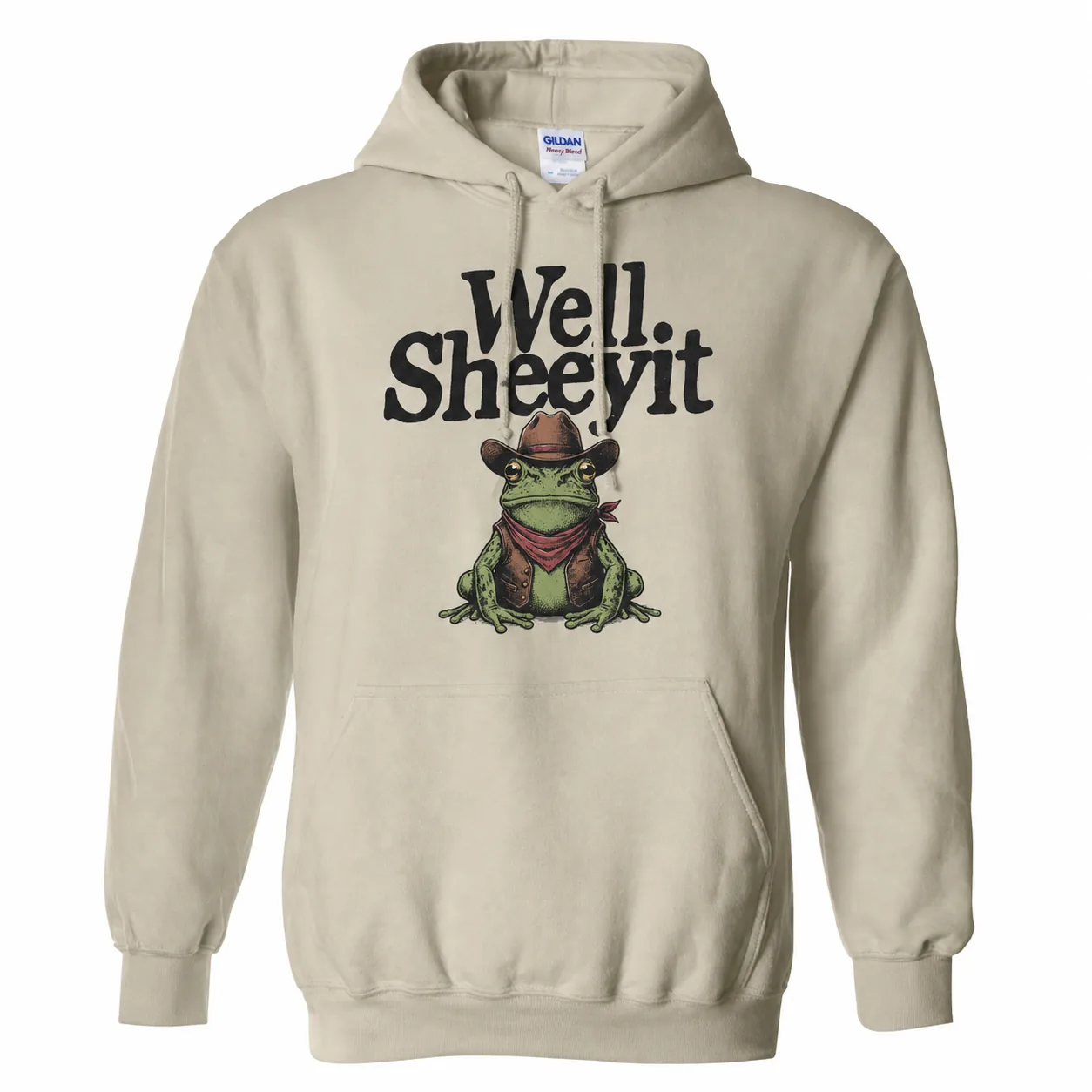 Funny Cowboy Frog Hoodie – Well Sheeyit Vintage Western Sweatshirt Funny Cowboy Frog Hoodie – Well Sheeyit Vintage Western Sweatshirt