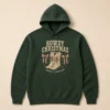 North Pole Rodeo Sweatshirt – Western Cowboy Santa Christmas Crewneck