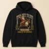 North Pole Rodeo Sweatshirt – Western Cowboy Santa Christmas Crewneck