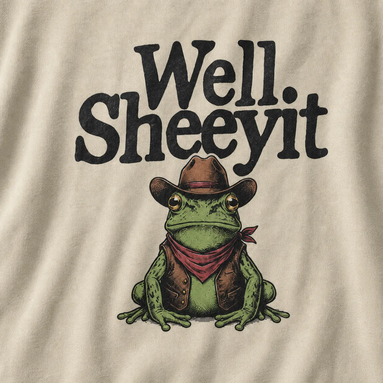 Funny Cowboy Frog Hoodie – Well Sheeyit Vintage Western Sweatshirt Funny Cowboy Frog Hoodie – Well Sheeyit Vintage Western Sweatshirt