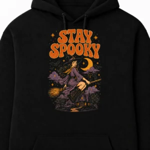 Stay Spooky Hoodie – Retro Witch Halloween Sweatshirt Stay Spooky Hoodie – Retro Witch Halloween Sweatshirt