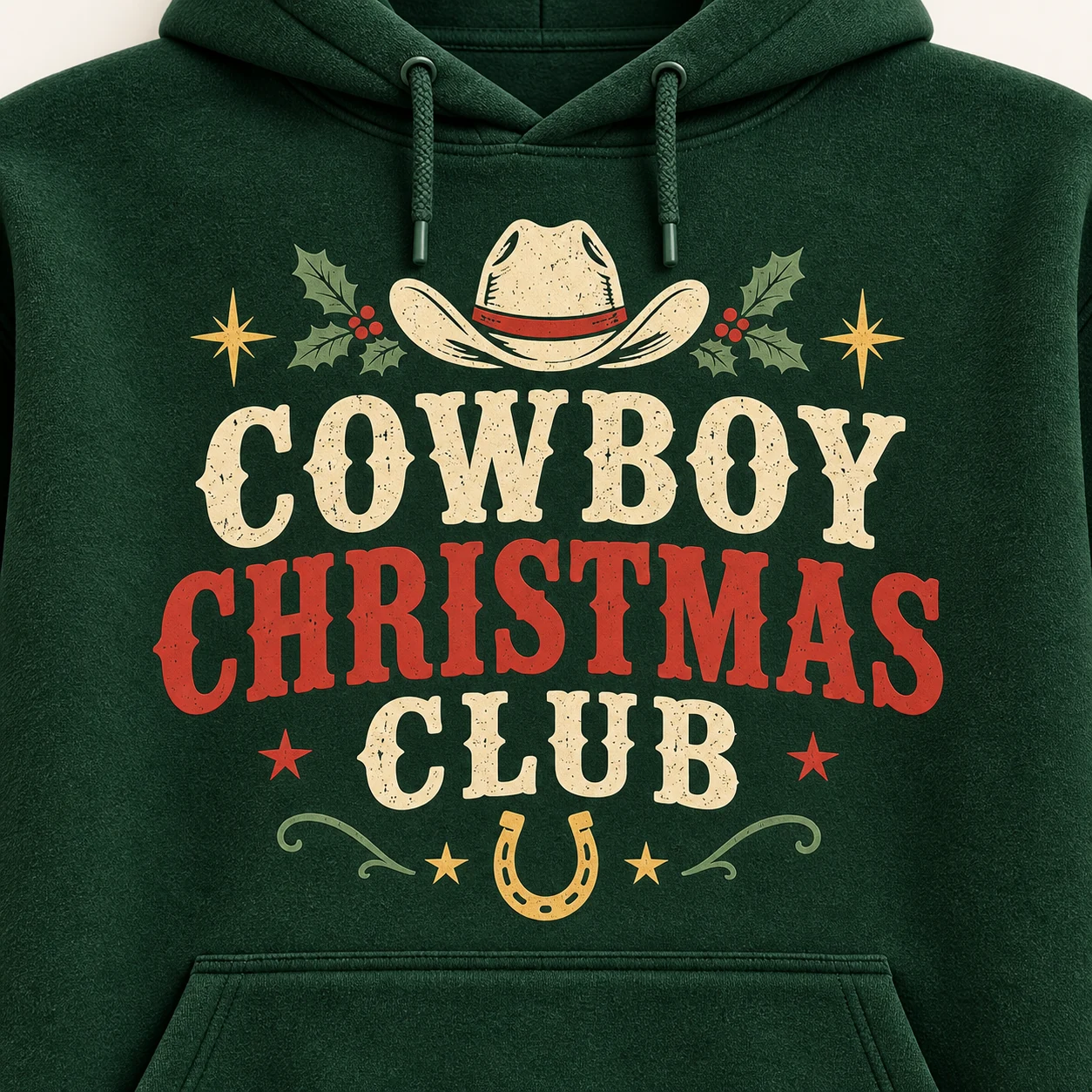 Cowboy Christmas Club Hoodie – Western Holiday Sweatshirt Cowboy Christmas Club Hoodie – Western Holiday Sweatshirt