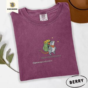 Berry Adventurer Mouse Embroidered T-Shirt