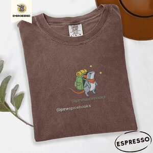 Espresso Adventurer Mouse Embroidered T-Shirt