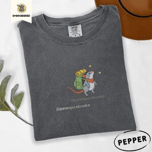 Pepper Adventurer Mouse Embroidered T-Shirt