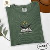 Moss Batty About Books Embroidered T-Shirt