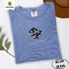 Blue Jean Black And White Orca Duo Embroidered T-Shirt