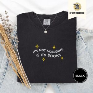 Black Book Hoarder Embroidered T-Shirt