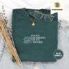 Blue Spruce Book Hoarding Embroidered T-Shirt