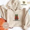 Sand Burnt Out Frog Embroidered Hoodie