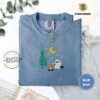 Blue Jean Camping Ghost Embroidered T-Shirt