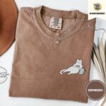Silly Goose Martini Embroidered T-Shirt – Funny Animal Lover Gift