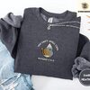 Dark Heather Cool Pigeon Embroidered Sweatshirt