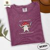 Berry Crumb Of Affection Mushroom Embroidered T-Shirt