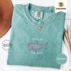 Seafoam Diva Of The Deep Shark Embroidered T-Shirt