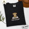 Black Dogs and Books Embroidered T-Shirt