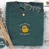 Blue Spruce Duck Around and Find Out Embroidered T-Shirt