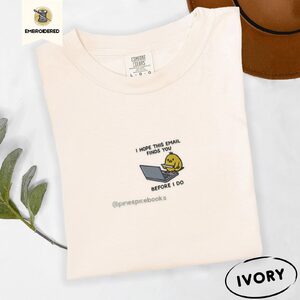 Ivory Email Chick Embroidered T-Shirt