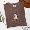 Espresso Fall Coffee Ghost Embroidered T-Shirt