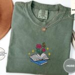 Bookworm Embroidered Hoodie – For Everyday Readers