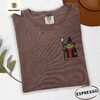 Espresso Frog and Skull Staff Embroidered T-Shirt