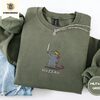 Military Green Huzzah Rat King Embroidered Sweatshirt