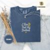 Denim I Read Past My Bedtime Embroidered T-Shirt
