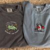 Flat lay of the I Will Succeed Frog Embroidered T-Shirt