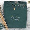 Blue Spruce It’s Not Hoarding If It’s Books Embroidered T-Shirt