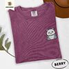Berry Kawaii Panda Embroidered T-Shirt