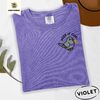 Violet Keep It Coo Sparkle Pigeon Embroidered T-Shirt