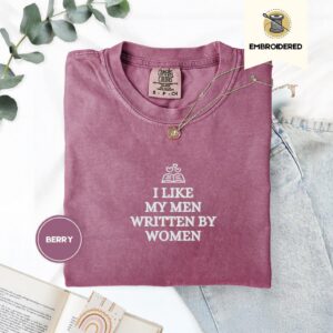 Berry Men Written By Women Embroidered T-Shirt