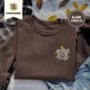 Dark Chocolate Midnight Book Club Embroidered Sweatshirt
