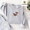 Ash Monarch Butterfly Duo Embroidered Sweatshirt