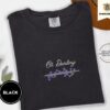 Black Oh Darling Sword Embroidered T-Shirt