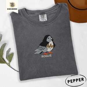 Pepper Rogue Pigeon Embroidered T-Shirt