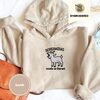 Sand Screaming Goat Embroidered Hoodie