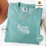 Silly Goose Martini Embroidered T-Shirt – Funny Animal Lover Gift