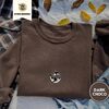 Dark Chocolate Seattle Orca Embroidered Sweatshirt
