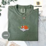 Silly Goose Martini Embroidered T-Shirt – Funny Animal Lover Gift