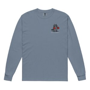 Blue Jean Why I Oughta Raccoon Embroidered T-Shirt