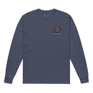 Navy Why I Oughta Raccoon Embroidered T-Shirt