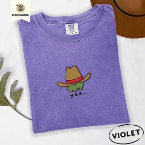 Violet Yee Cowboy Frog Embroidered T-Shirt